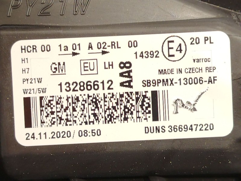 Recambio de faro izquierdo para opel meriva b van (s10) 1.6 cdti (75) referencia OEM IAM 13286612  