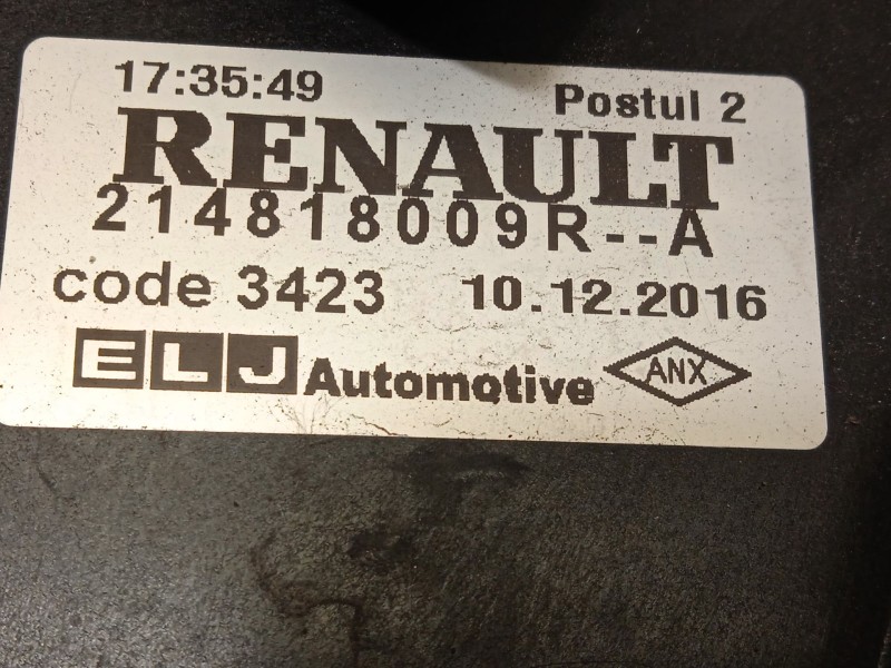 Recambio de electroventilador para renault clio iv (bh_) 0.9 tce 90 referencia OEM IAM 214818009R  