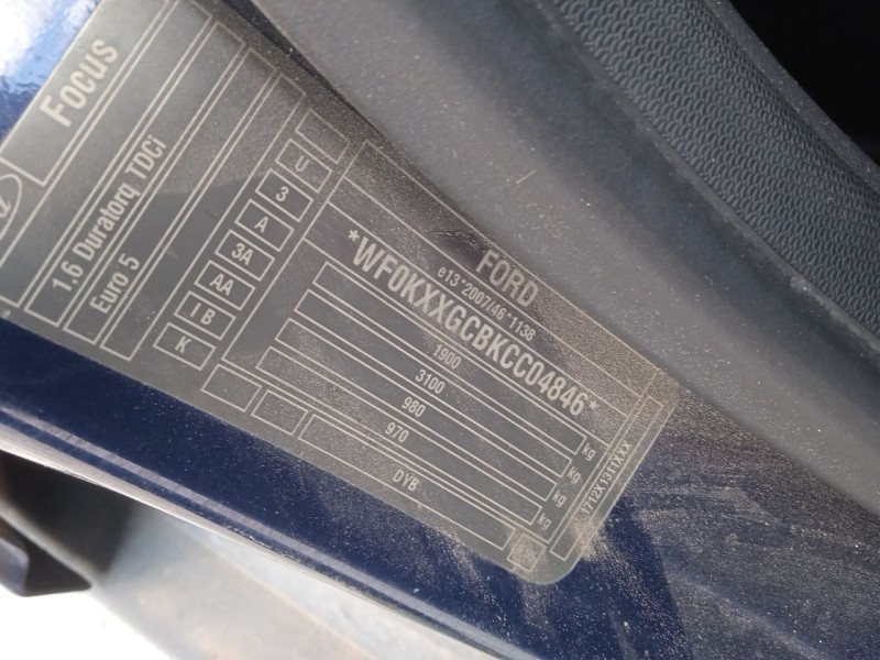 ford focus iii del año 2012