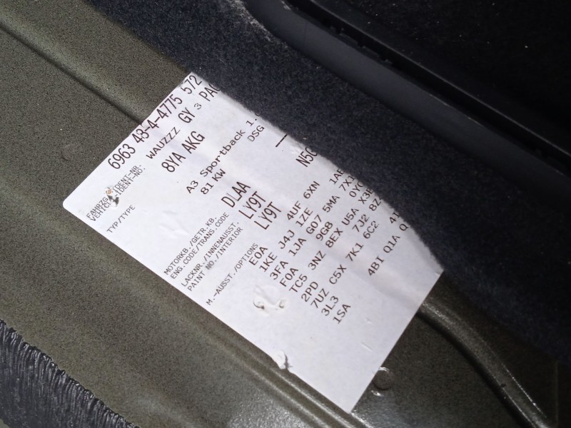 audi a3 sportback (8ya, 8yf) del año 2023