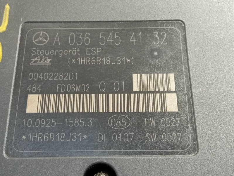 Recambio de abs para mercedes-benz clk (c209) clk 320 cdi (209.320) referencia OEM IAM A0064310412 A0365454132 10020404994