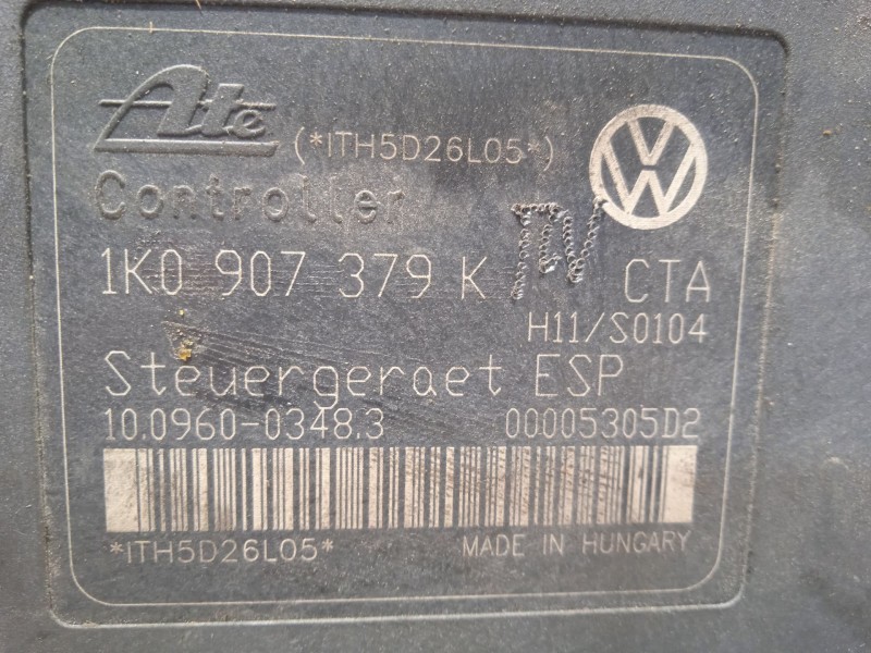 Recambio de abs para audi a3 (8p) 2.0 tdi ambiente referencia OEM IAM 1K0614517H 1K0907379K 10020601064