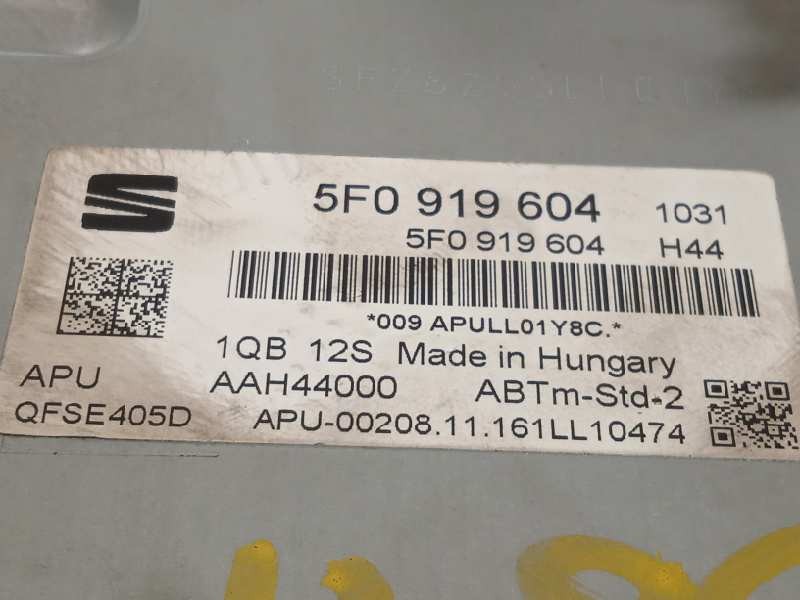 Recambio de pantalla multifuncion para seat ibiza (6p1) 1.0 tsi referencia OEM IAM 5F0919604 5F09196041QB 