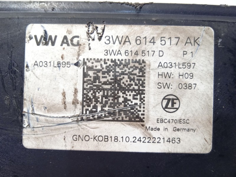 Recambio de abs para volkswagen tiguan (ad1, ax1) 1.5 tsi referencia OEM IAM 3WA614517AK 3WA614517D 3WA614517AKBEF