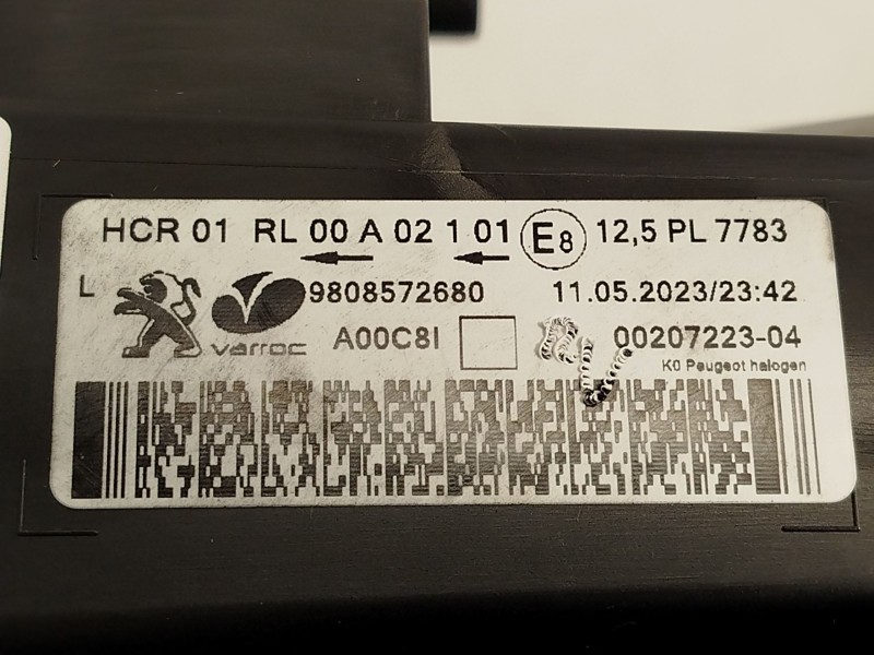 Recambio de faro izquierdo para peugeot expert combi standard referencia OEM IAM 9808572680  