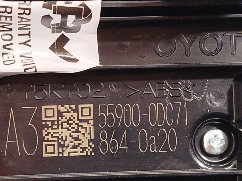 Recambio de mando climatizador para toyota yaris cross (mxp_) 1.5 (mxpb10) referencia OEM IAM 559000DC71  