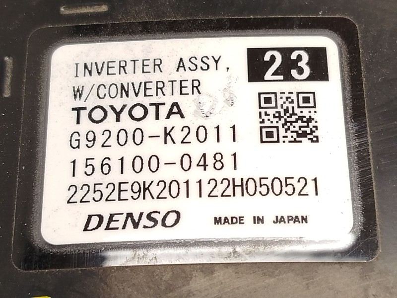 Recambio de convertidor potencia para toyota yaris cross (mxp_) 1.5 (mxpb10) referencia OEM IAM G9200K2011 G951052082 G92A052150