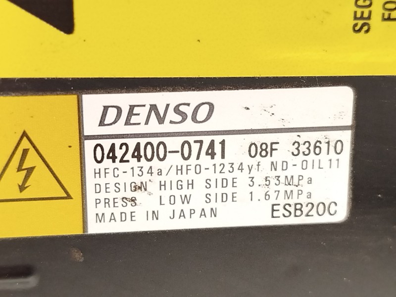 Recambio de compresor aire acondicionado para toyota yaris cross (mxp_) 1.5 (mxpb10) referencia OEM IAM 88370K0010  0424000741