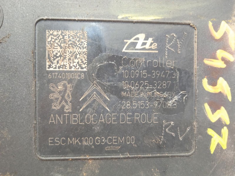Recambio de abs para peugeot 208 style referencia OEM IAM 9817031680 10091539473 10022008814