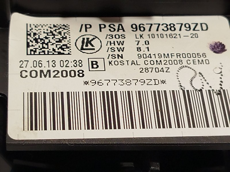 Recambio de mando intermitentes para citroën c3 ii (sc_) 1.2 vti 82 referencia OEM IAM 96773879ZD  