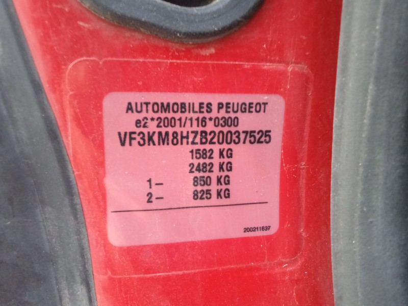 peugeot 1007 (km_) del año 2005