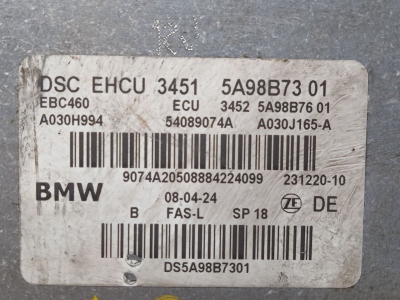 Recambio de abs para bmw x3 (g01, f97, g08) m competition referencia OEM IAM 34515A98B73 A030J165A 54089074A