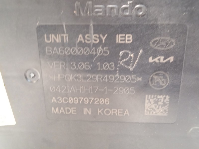 Recambio de abs para kia e - niro hibrido referencia OEM IAM 58500AT050 BA60000405 BA10000405