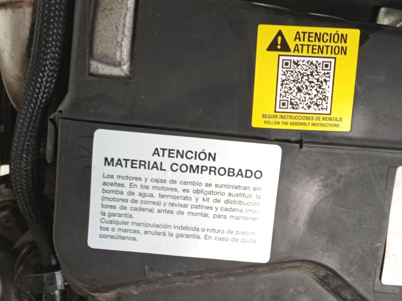 Recambio de motor completo para dacia logan ii 1.5 dci referencia OEM IAM K9K612  