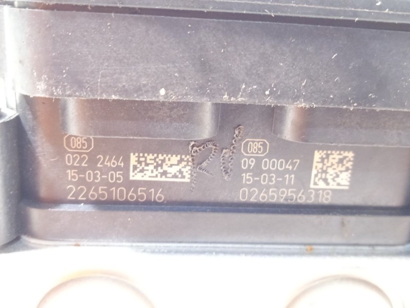 Recambio de abs para dacia sandero basis referencia OEM IAM 476602473R 2265106516 269707