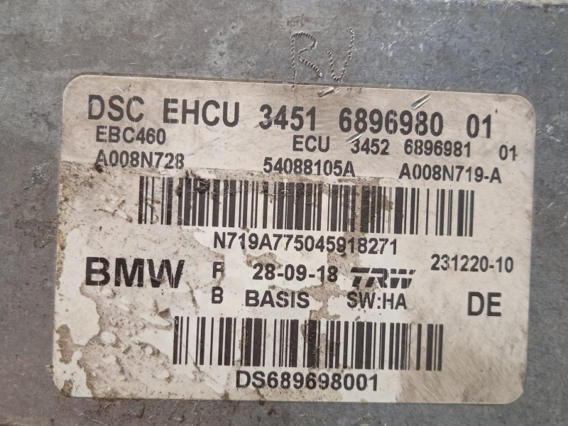 Recambio de abs para bmw x3 (g01, f97, g08) xdrive 20 i referencia OEM IAM 34516896980 34526896981 54088105A