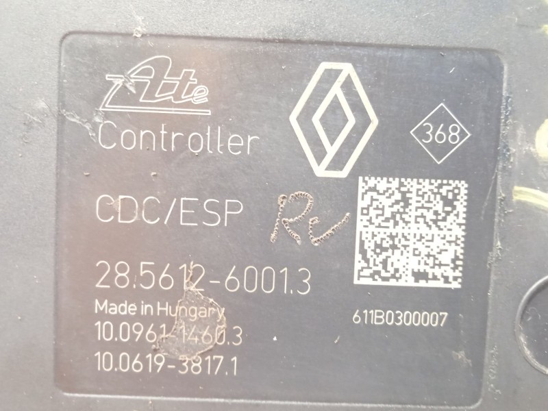 Recambio de abs para renault fluence z.e. dynamique referencia OEM IAM 476600451R 28561260013 10021206014
