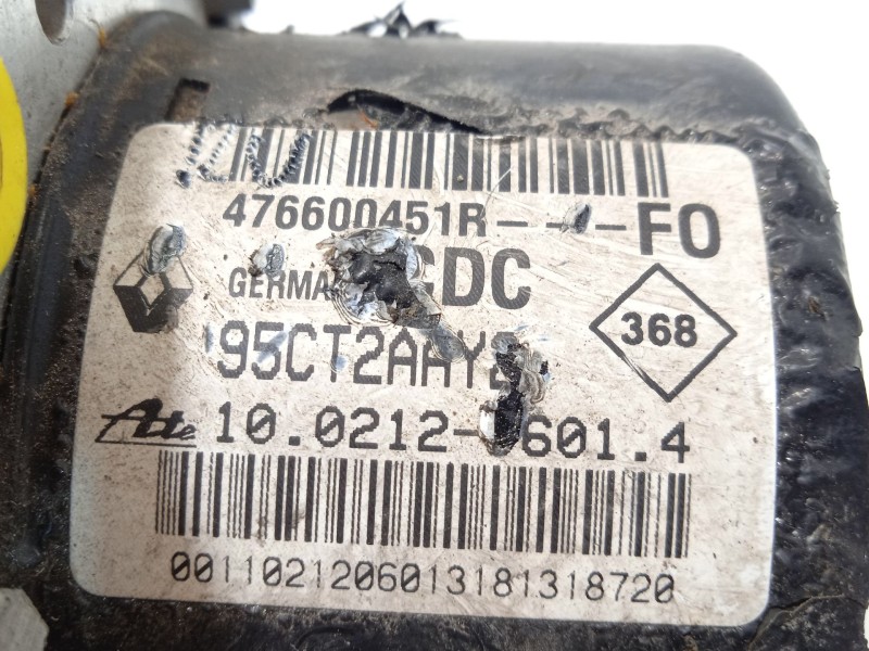 Recambio de abs para renault fluence z.e. dynamique referencia OEM IAM 476600451R 28561260013 10021206014