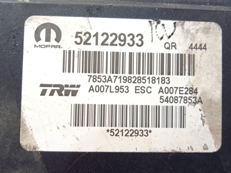 Recambio de abs para fiat 500x (334_) 1.0 (334.axn1b) referencia OEM IAM 52122933 A007L953 54087853A