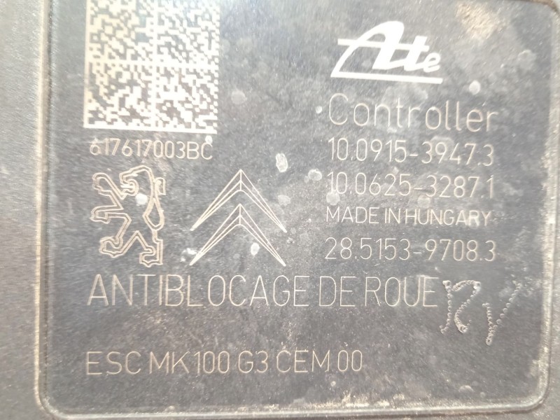 Recambio de abs para peugeot 208 active referencia OEM IAM 9817031680 28515397083 10022008814