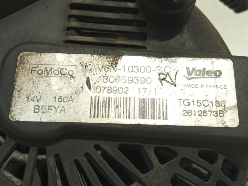 Recambio de alternador para ford focus iii 1.6 tdci referencia OEM IAM 30659390 1857696 2612673B