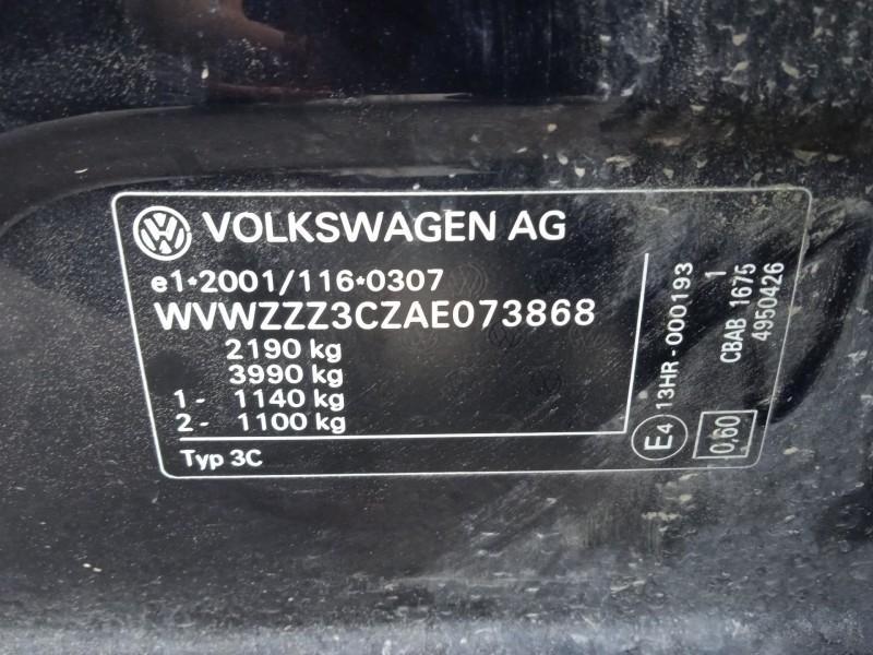 volkswagen passat b6 variant (3c5) del año 2010