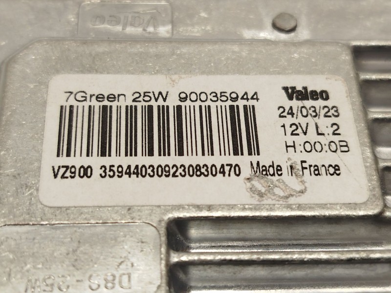 Recambio de centralita faros xenon para peugeot traveller autobús (v_) 1.5 bluehdi 100 referencia OEM IAM 90035944 9806086580 