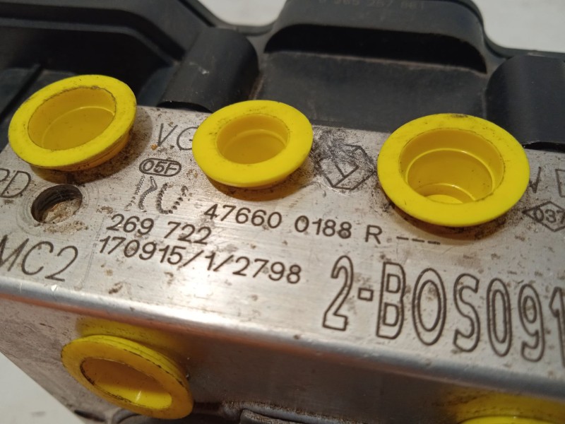 Recambio de abs para renault clio iv (bh_) 1.5 dci 75 referencia OEM IAM 476600188R 0265956527 269722