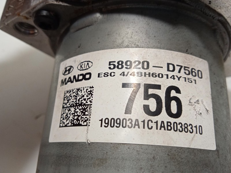 Recambio de abs para hyundai tucson (tl, tle) 1.6 crdi referencia OEM IAM 58920D7560 BE6009Y101 BH6014Y151