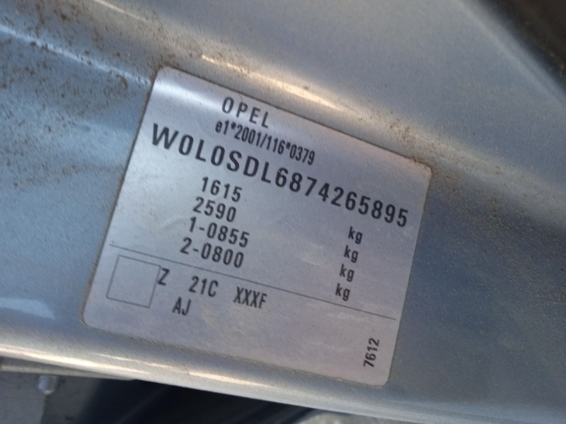 opel corsa d (s07) del año 2007