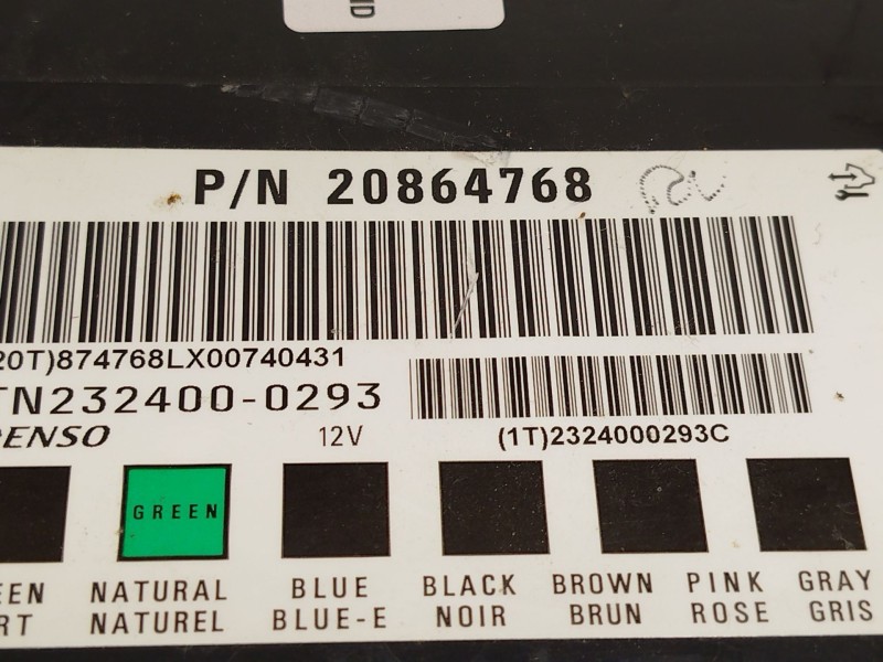 Recambio de modulo electronico para chevrolet captiva (c100, c140) 2.0 d 4wd referencia OEM IAM 20864768  2324000293