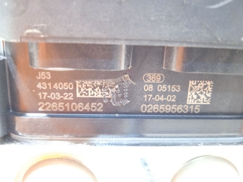 Recambio de abs para mazda mx-5 iv (nd__) 1.5 (nd2e) referencia OEM IAM NA1J437A0E 0265956315 269721
