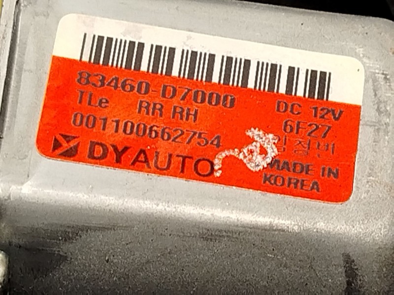 Recambio de elevalunas trasero derecho para hyundai tucson (tl, tle) 1.6 gdi referencia OEM IAM 83480D7000 83460D7000 