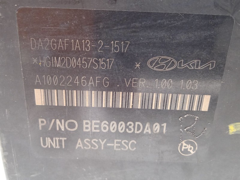 Recambio de abs para kia stonic (ybcuv) concept referencia OEM IAM 58910H8450 BE6003DA01 MGH85ADBH6013DA01