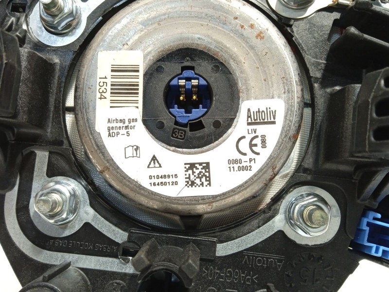 Recambio de kit airbag para peugeot 208 i (ca_, cc_) 1.0 referencia OEM IAM 16077378ZD 9672848580 96728484ZD