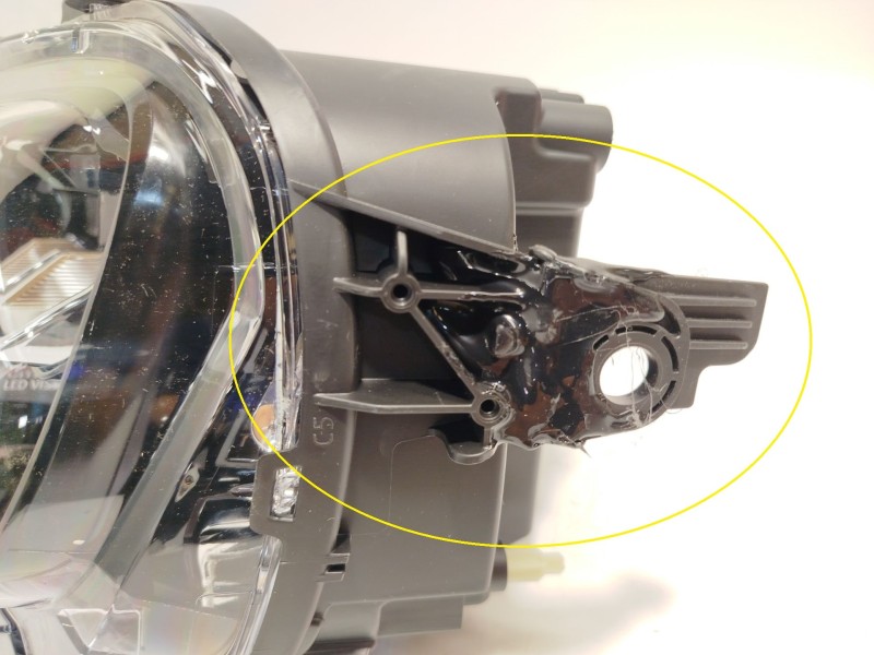 Recambio de faro izquierdo para citroën c3 1.6 blue-hdi fap referencia OEM IAM 9836267180  90203172