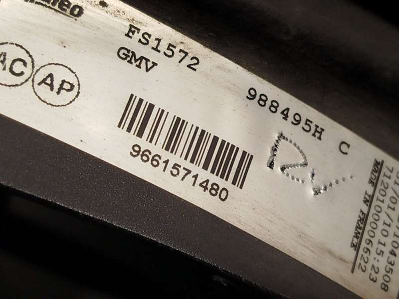 Recambio de electroventilador para peugeot partner furgón/monospace 1.6 hdi 16v referencia OEM IAM 9661571480 1253K4 988495H - Plata 4