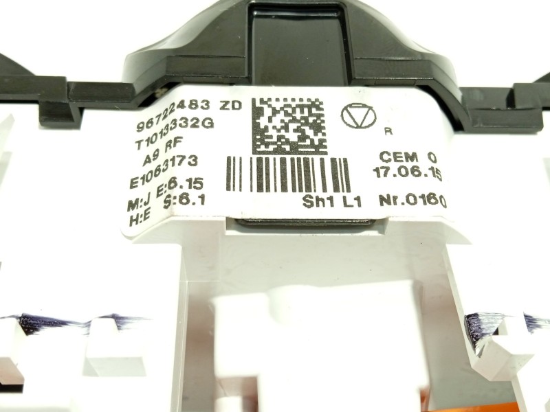 Recambio de mando climatizador para peugeot 208 i (ca_, cc_) 1.0 referencia OEM IAM 96722483ZD  T1013332G