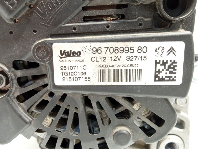 Recambio de alternador para peugeot 208 i (ca_, cc_) 1.0 referencia OEM IAM 9670899580 2610711C TG12C106