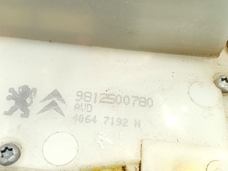 Recambio de cerradura puerta delantera derecha para peugeot 208 i (ca_, cc_) 1.0 referencia OEM IAM 9812500780  
