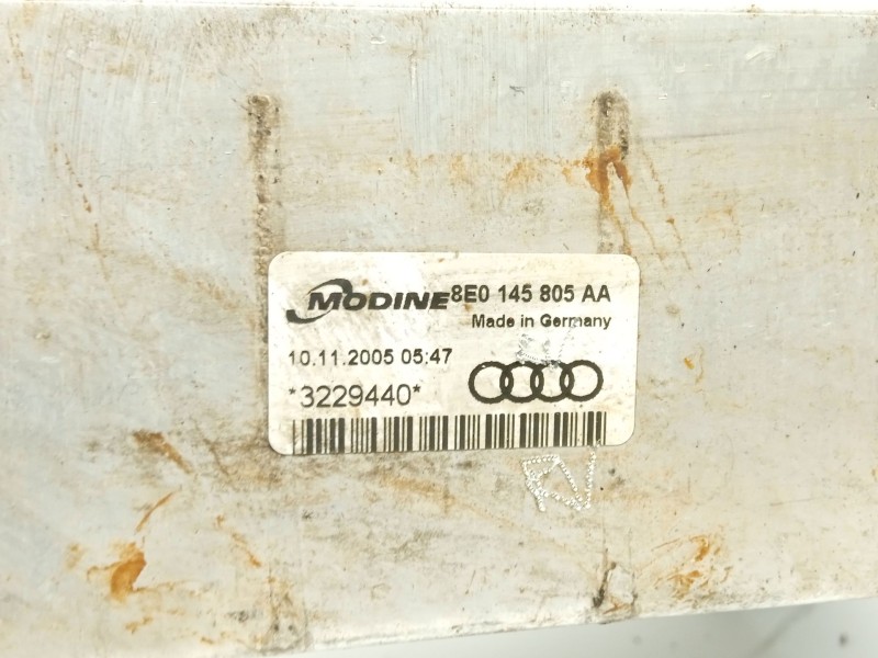 Recambio de intercooler para audi a4 b7 (8ec) 2.0 tdi 16v referencia OEM IAM 8E0145805AA  