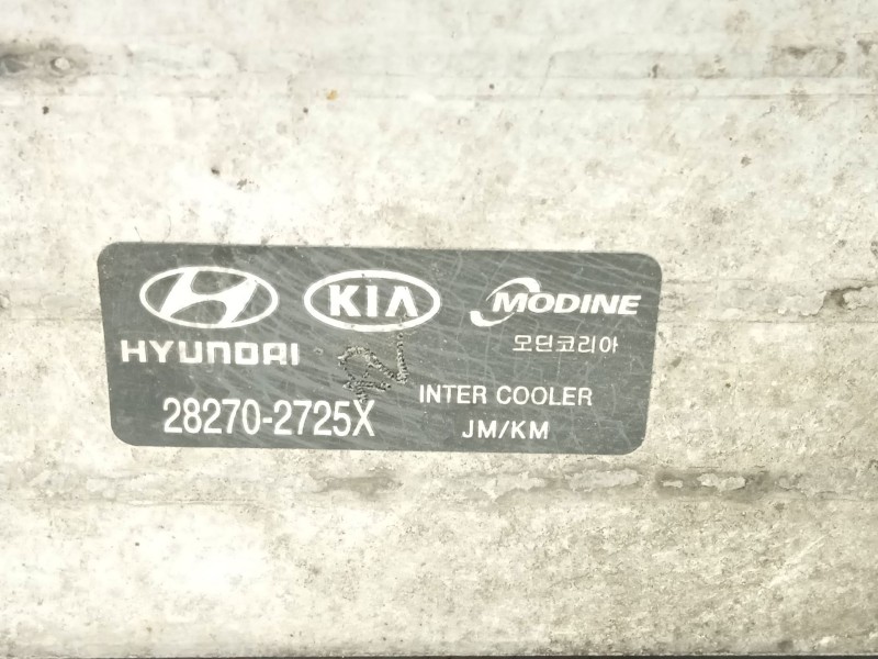 Recambio de intercooler para hyundai tucson (jm) 2.0 crdi referencia OEM IAM 282702725X  