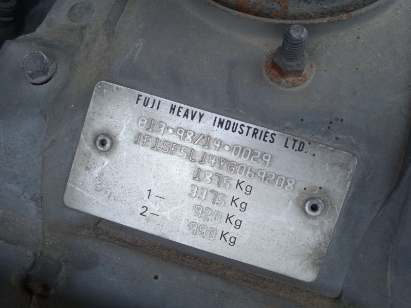 subaru forester (sf_) del año 2000