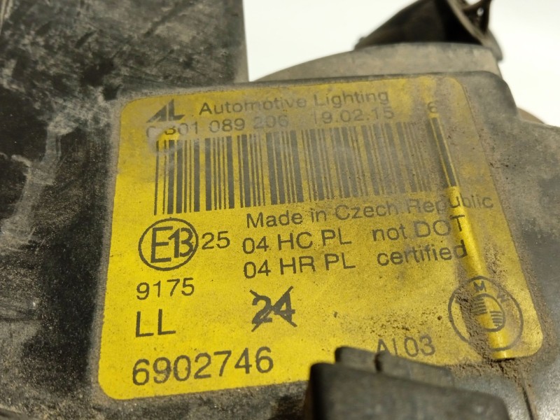 Recambio de faro derecho para bmw 3 (e46) 320 d referencia OEM IAM 301089206 6902746 63126902746