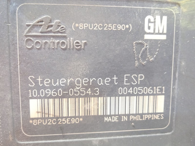 Recambio de abs para opel astra h (a04) 1.6 (l48) referencia OEM IAM 13246535 10096005543 10020602904