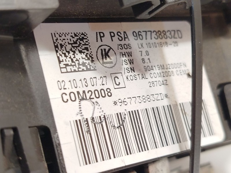 Recambio de mando intermitentes para citroën ds3 (sa_) 1.6 hdi 90 referencia OEM IAM 96773883ZD  