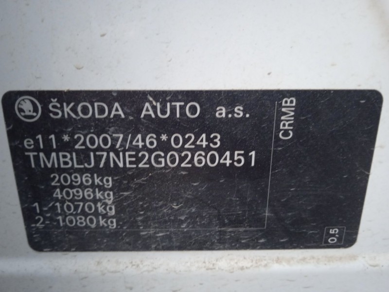 skoda octavia iii combi (5e5, 5e6) del año 2016