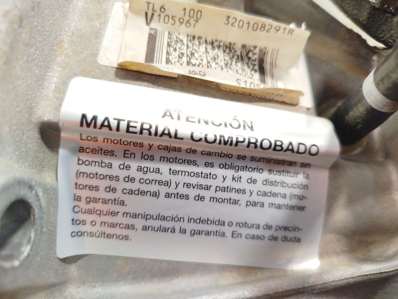 Recambio de caja cambios para nissan qashqai ii (j11, j11_) 1.5 dci referencia OEM IAM TL6100 320108291R 
