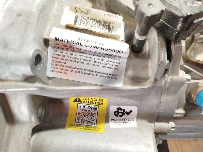 Recambio de caja cambios para nissan qashqai ii (j11, j11_) 1.5 dci referencia OEM IAM TL6100 320108291R 