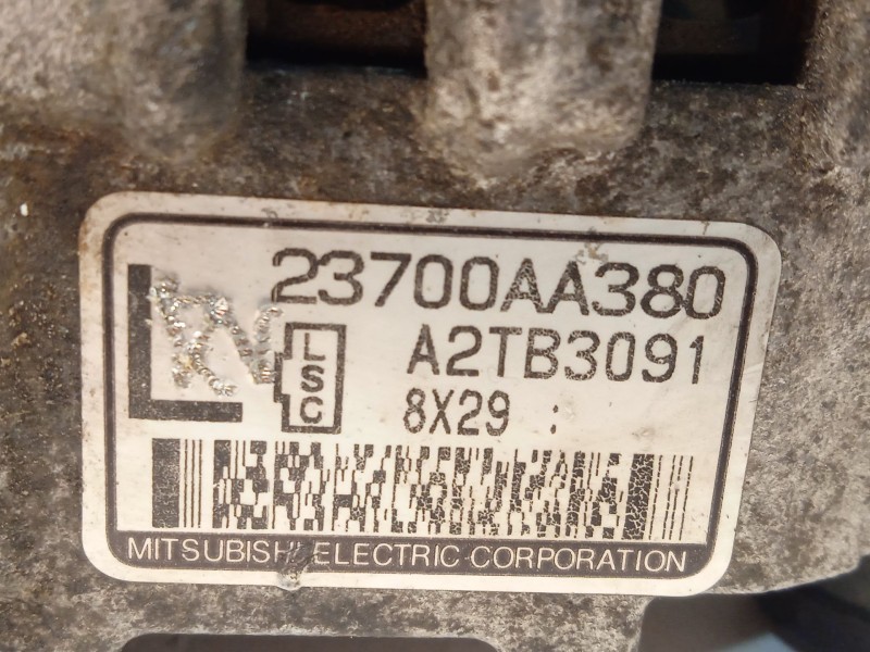 Recambio de alternador para subaru forester (sf_) 2.0 awd (sf5) referencia OEM IAM 23700AA380  A2TB3091
